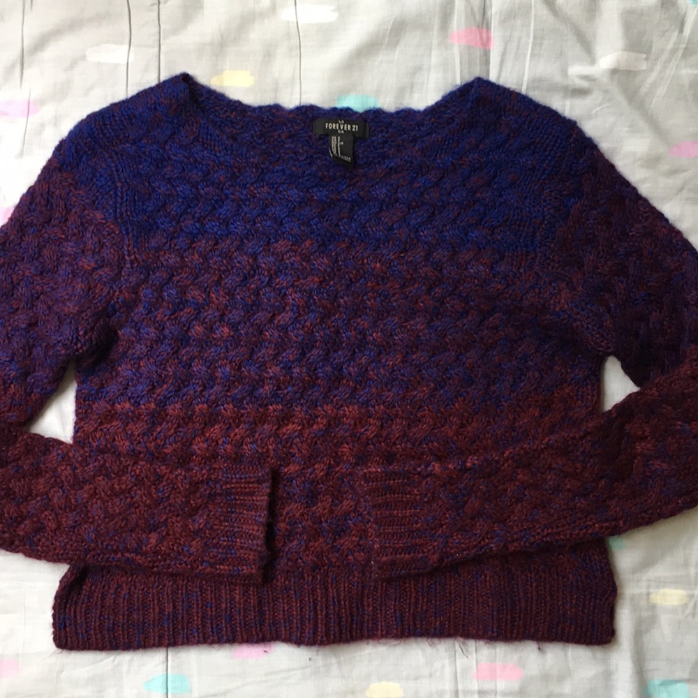 Forever 21 cropped boxy sweater